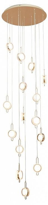 Люстра Favourite Yo-yo 4334-32P цвет плафона/подвески Белый, Прозрачный, цвет арматуры Золото