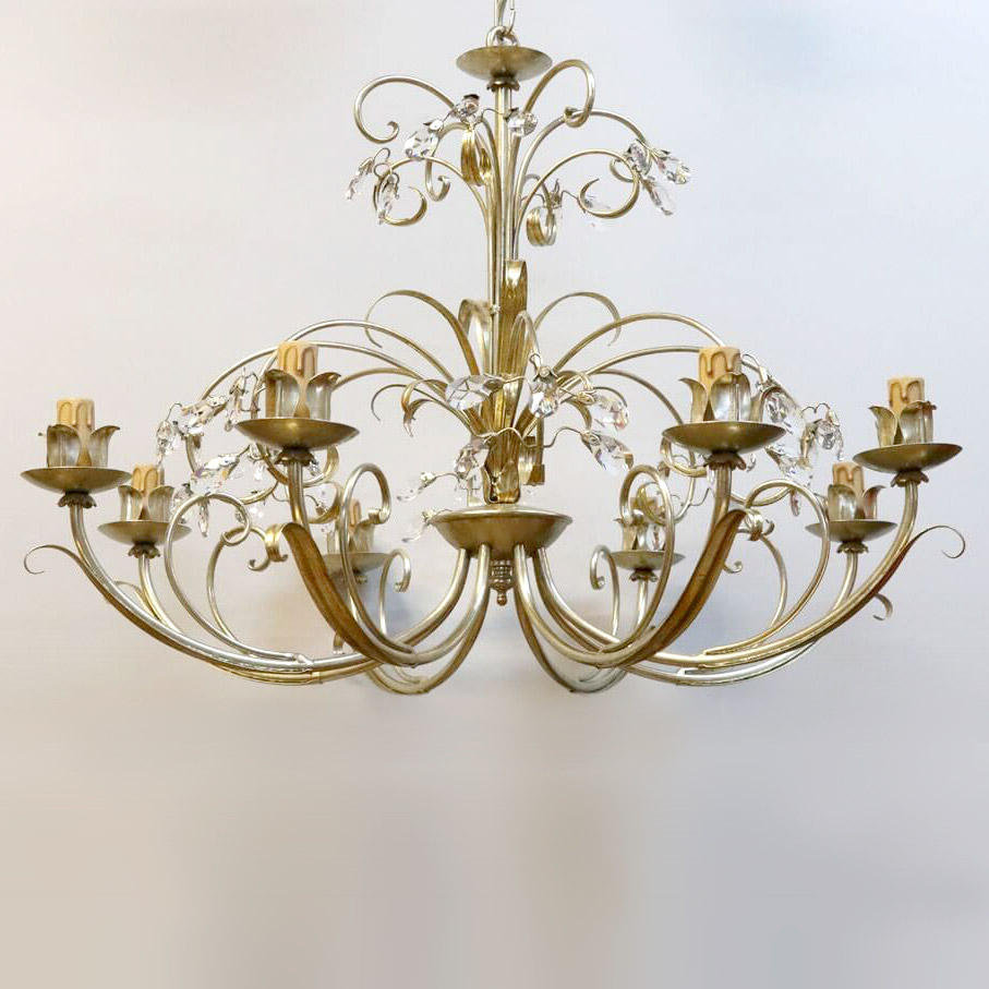Люстра Florex international 2420/L8 FOGLIA ARGENTO