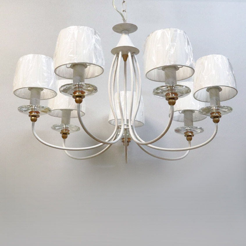 Люстра Florex international 4107/7 BIANCO ORO