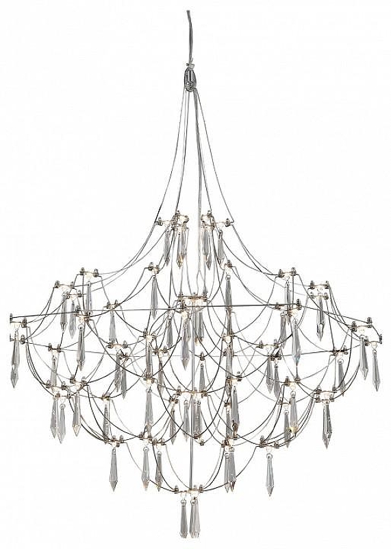 Люстра Freya Amela FR6138PL-L44CH цвет плафона/подвески Прозрачный, цвет арматуры Хром