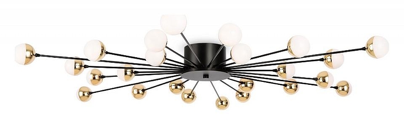 Люстра Freya Celebrity FR5242CL-24B цвет плафона/подвески Белый, Золото, цвет арматуры Черный