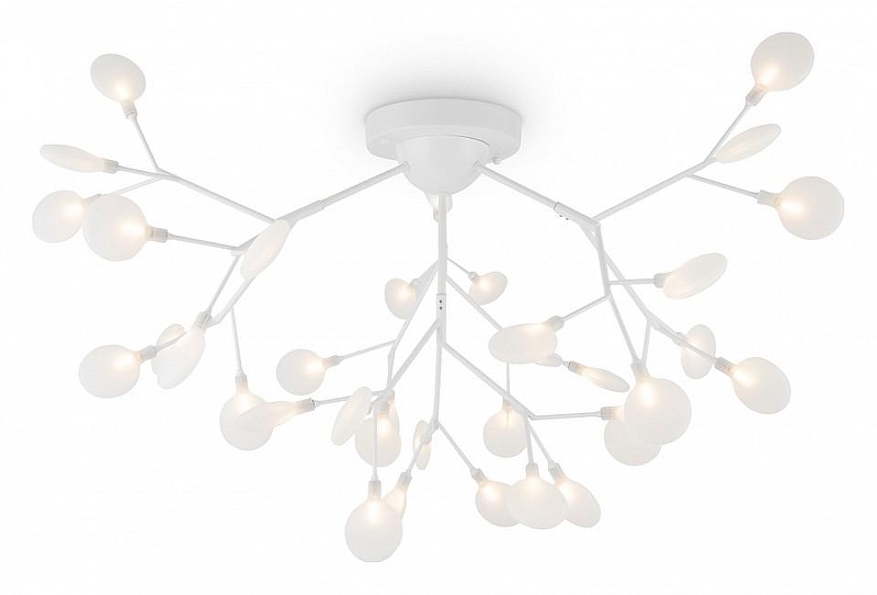 Люстра Freya Florencia FR5049CL-36W1 цвет плафона/подвески Прозрачный, цвет арматуры Белый