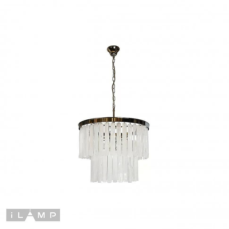 Люстра iLamp Ice 10529-5+1P CR цвет плафона/подвески Прозрачный, цвет арматуры Хром