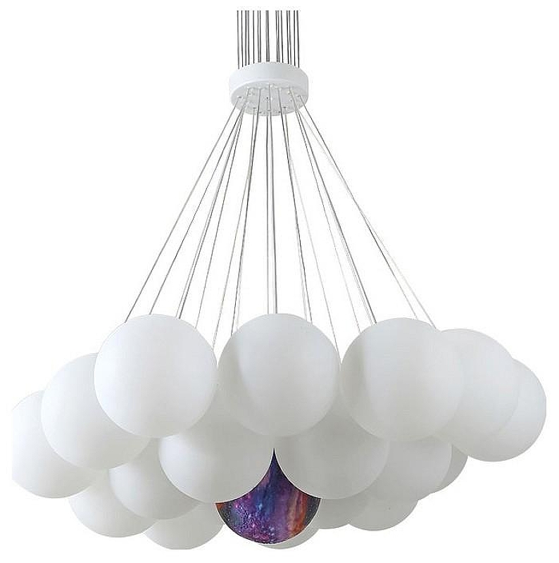 Люстра Kink Light Алди 08475-19,01 цвет плафона/подвески Белый, цвет арматуры Белый