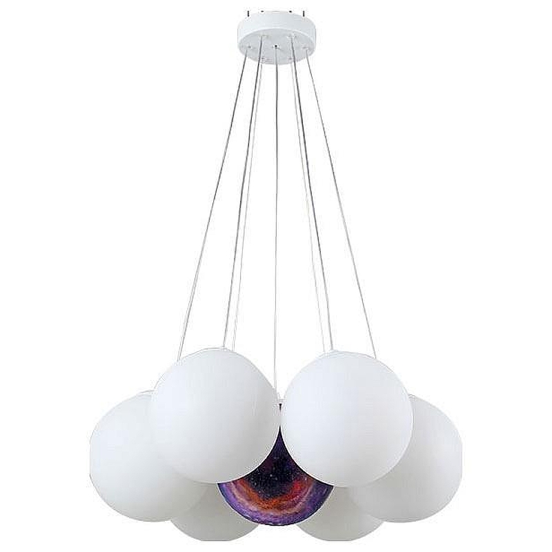Люстра Kink Light Алди 08475-7,01 цвет плафона/подвески Белый, цвет арматуры Белый