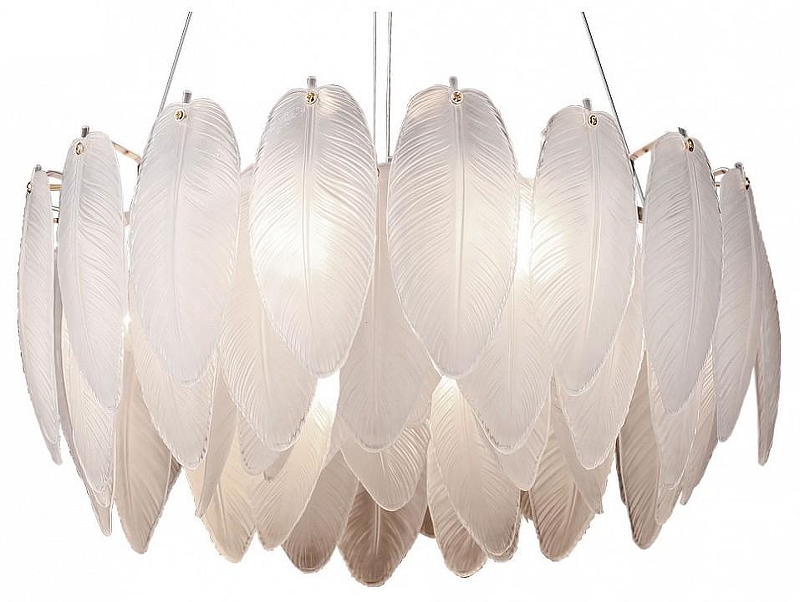 Люстра Kink Light Джана 07680-60,36 цвет плафона/подвески Прозрачный, цвет арматуры Латунь