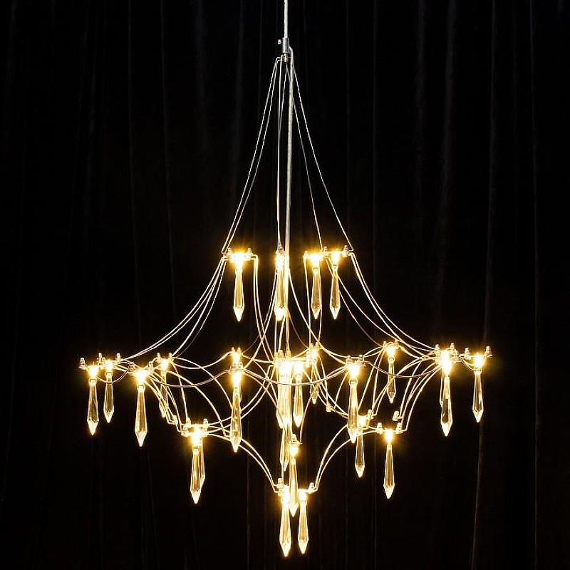 Люстра Kink Light Галанта 07881-60,02(21) цвет плафона/подвески Прозрачный, цвет арматуры Хром