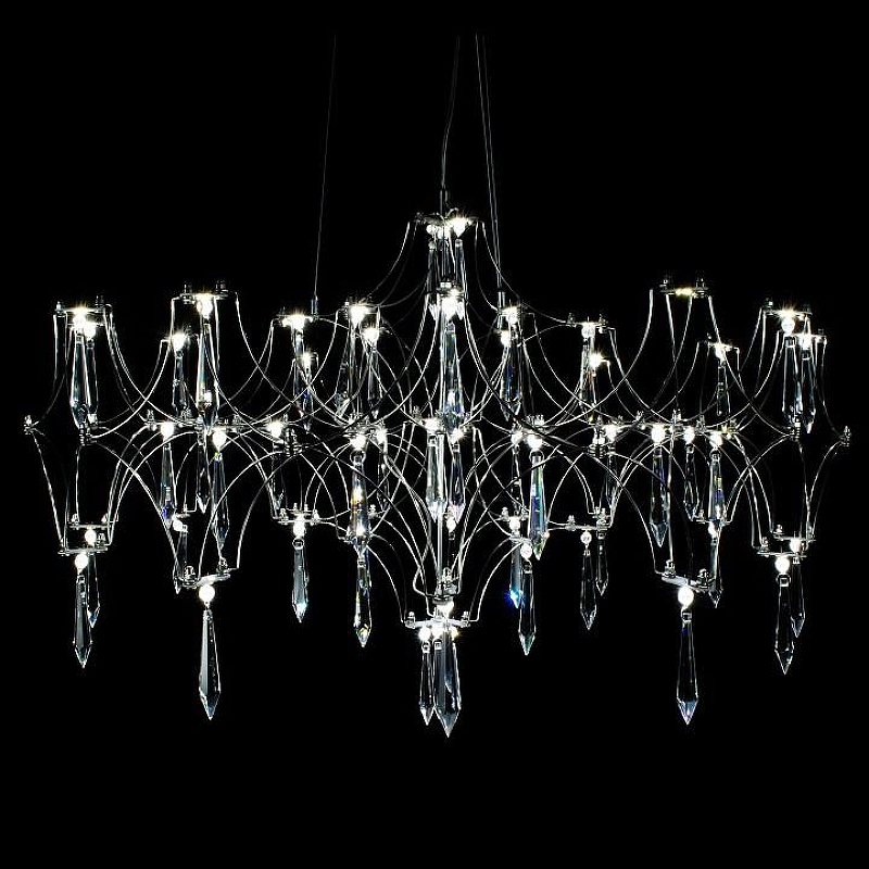 Люстра Kink Light Галанта 07882-63,02(21) цвет плафона/подвески Прозрачный, цвет арматуры Хром