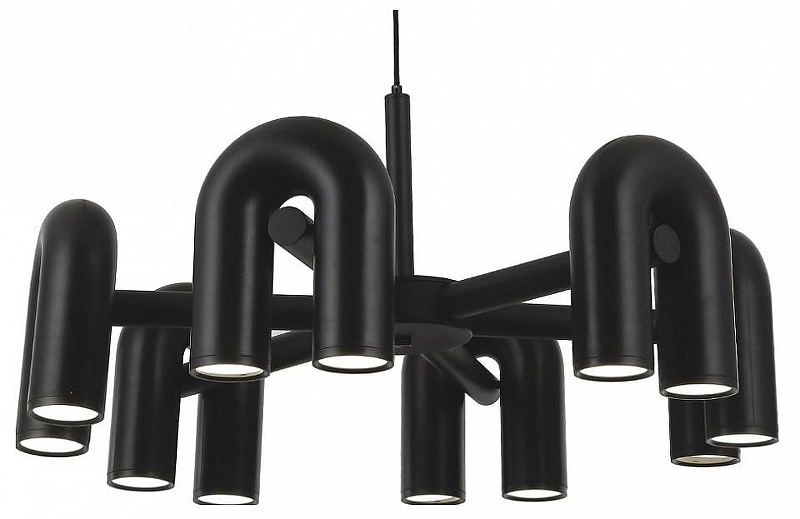 Люстра Kink Light Канти 08465-6,19 цвет плафона/подвески Черный, цвет арматуры Черный