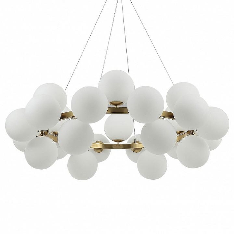 Люстра Kink Light Сида 07508-24,20 цвет плафона/подвески Белый, цвет арматуры Бронза