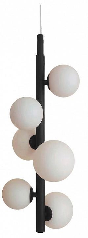 Люстра Kink Light Сида 07508-6A,19 цвет плафона/подвески Белый, цвет арматуры Черный