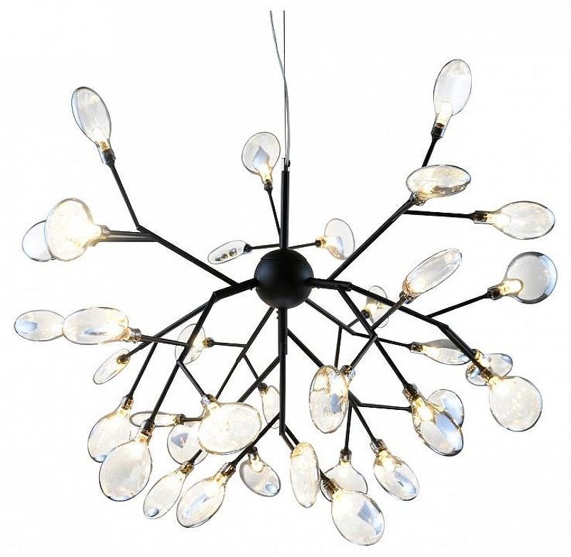 Люстра Kink Light Ветта 07521-36,19(21) цвет плафона/подвески Прозрачный, цвет арматуры Черный