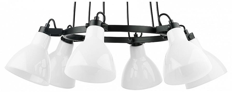Люстра Lightstar Acrobata 761160 цвет плафона/подвески Белый, цвет арматуры Черный
