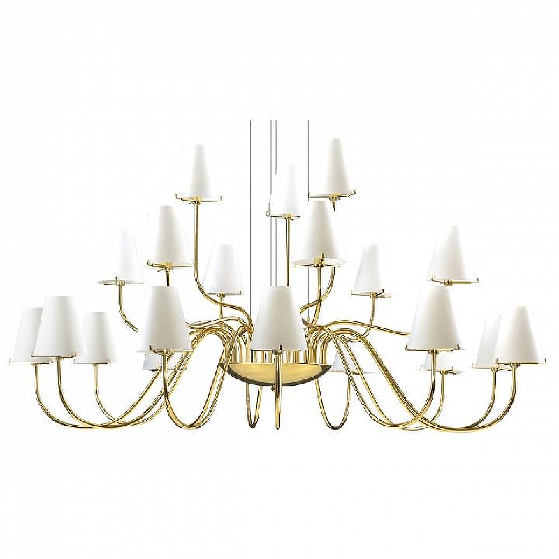Люстра Lightstar D1afano 758212 цвет плафона/подвески Белый, цвет арматуры Золото