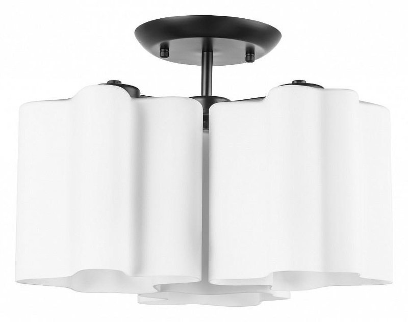 Люстра Lightstar Nub1 802037 цвет плафона/подвески Белый, цвет арматуры Черный