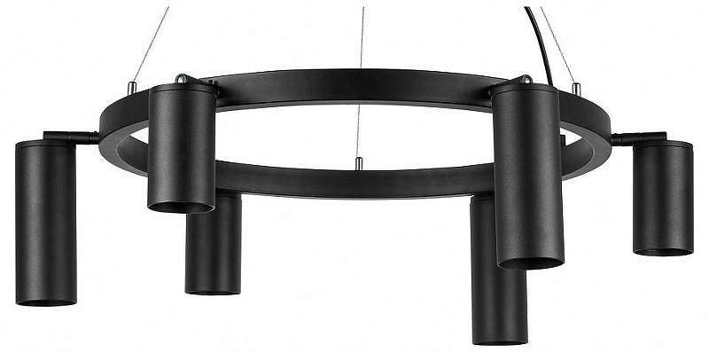 Люстра Lightstar Rullo LR016373873 цвет плафона/подвески Черный, цвет арматуры Черный