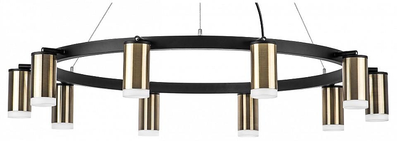 Люстра Lightstar Rullo LR0203100 цвет плафона/подвески Белый, Бронза, цвет арматуры Черный