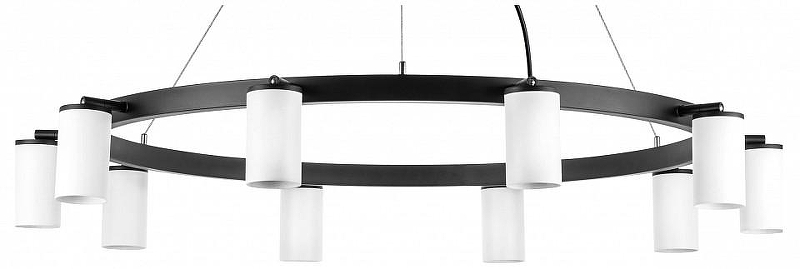 Люстра Lightstar Rullo LR020360 цвет плафона/подвески Белый, цвет арматуры Черный