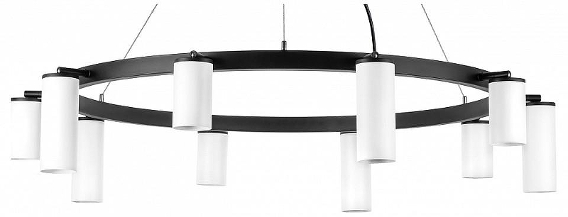 Люстра Lightstar Rullo LR020365865 цвет плафона/подвески Белый, цвет арматуры Черный