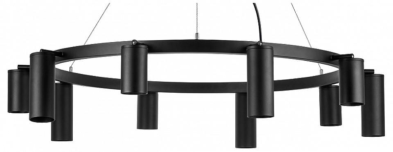 Люстра Lightstar Rullo LR020375875 цвет плафона/подвески Черный, цвет арматуры Черный