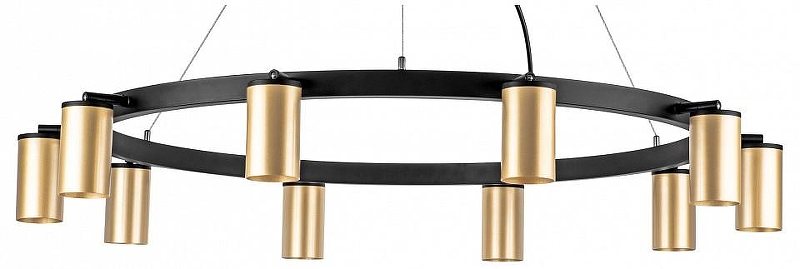 Люстра Lightstar Rullo LR020400 цвет плафона/подвески Золото, цвет арматуры Черный
