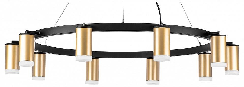 Люстра Lightstar Rullo LR0204000 цвет плафона/подвески Белый, Золото, цвет арматуры Черный