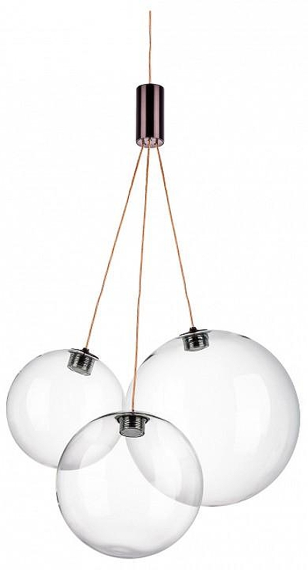 Люстра Lightstar Sferetta 801030 цвет плафона/подвески Прозрачный, цвет арматуры Красный