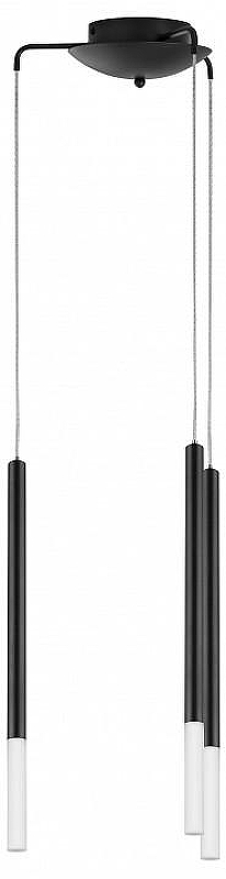 Люстра Lightstar Tubo L3T747137 цвет плафона/подвески Белый, Черный, цвет арматуры Черный