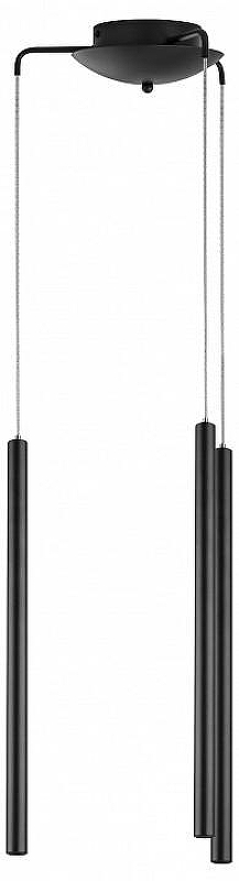 Люстра Lightstar Tubo L3T747237 цвет плафона/подвески Черный, цвет арматуры Черный