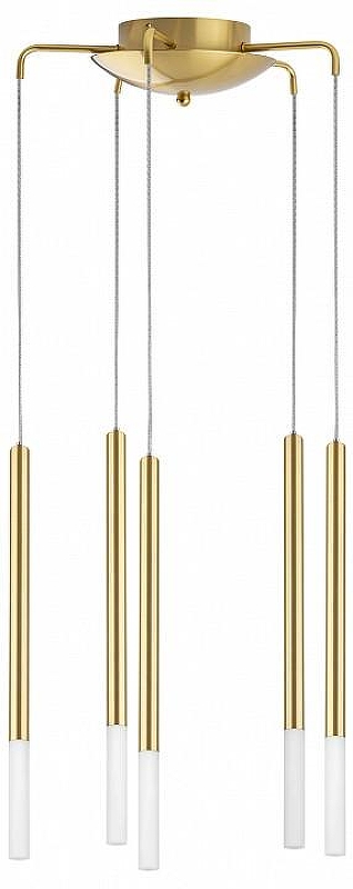 Люстра Lightstar Tubo L5T747143 цвет плафона/подвески Белый, Золото, цвет арматуры Золото
