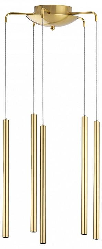 Люстра Lightstar Tubo L5T747243 цвет плафона/подвески Золото, цвет арматуры Золото
