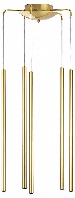 Люстра Lightstar Tubo L5T747333 цвет плафона/подвески Золото, цвет арматуры Золото