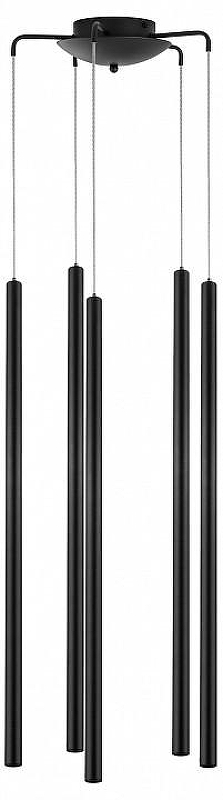 Люстра Lightstar Tubo L5T747347 цвет плафона/подвески Черный, цвет арматуры Черный