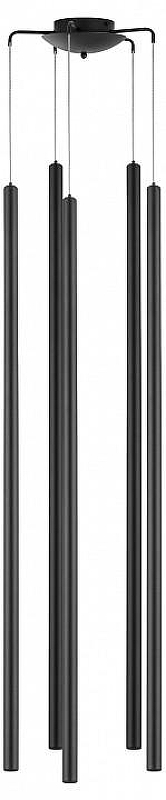 Люстра Lightstar Tubo L5T747447 цвет плафона/подвески Черный, цвет арматуры Черный