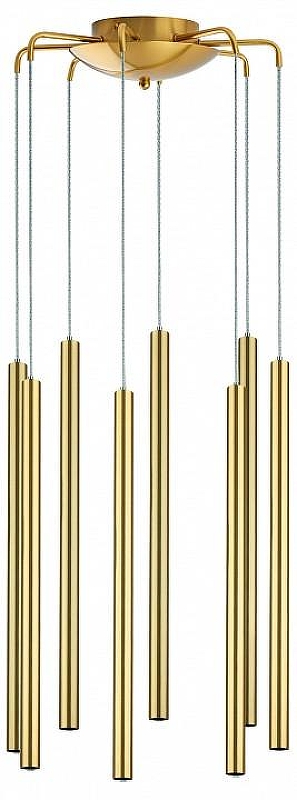 Люстра Lightstar Tubo L8T747243 цвет плафона/подвески Золото, цвет арматуры Золото