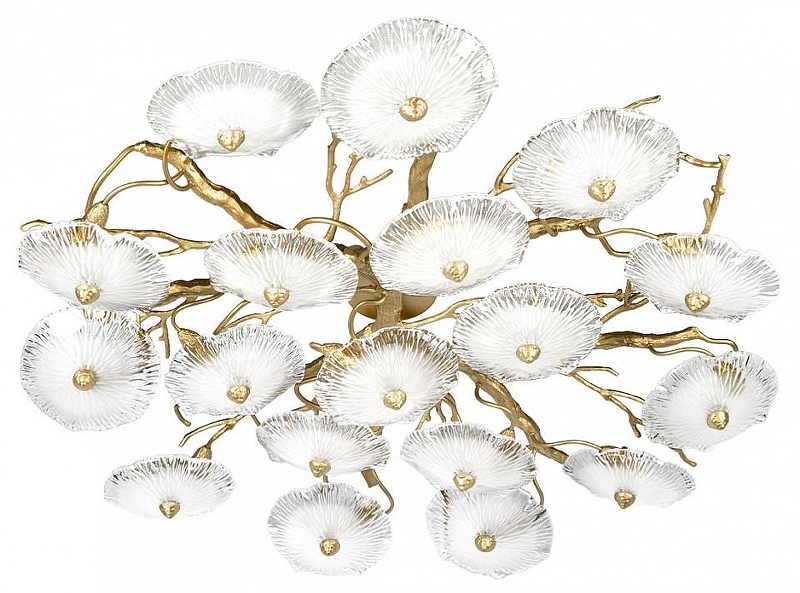 Люстра Loft it Bloom 10352/1000C AB цвет плафона/подвески Прозрачный, цвет арматуры Бронза