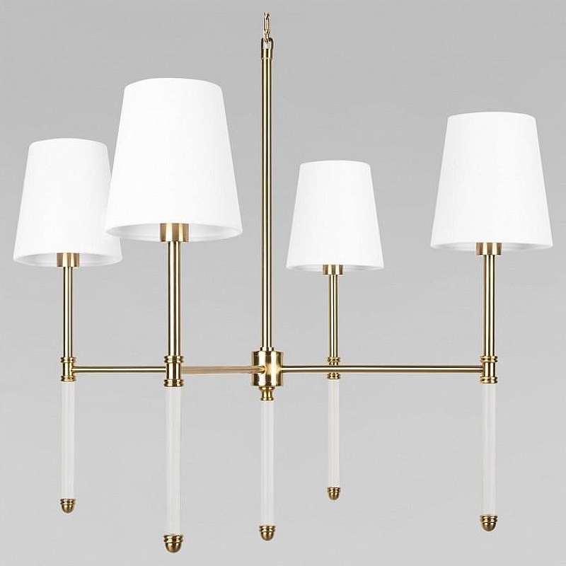 Люстра Loft it Cosy 10308 Antique Brass цвет плафона/подвески Белый, цвет арматуры Белый, Бронза