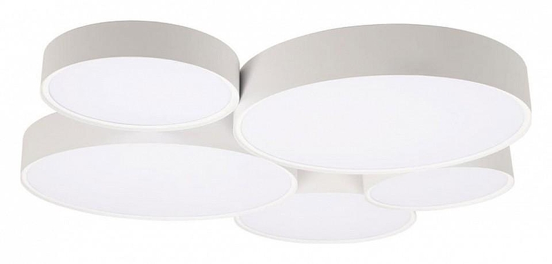 Люстра Loft it Drum 10218 White цвет плафона/подвески Белый, цвет арматуры Белый