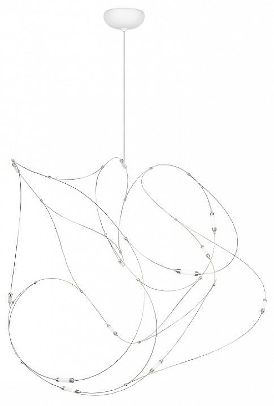 Люстра Loft it Flock of Light 10309/11 CR цвет плафона/подвески Белый, цвет арматуры Хром