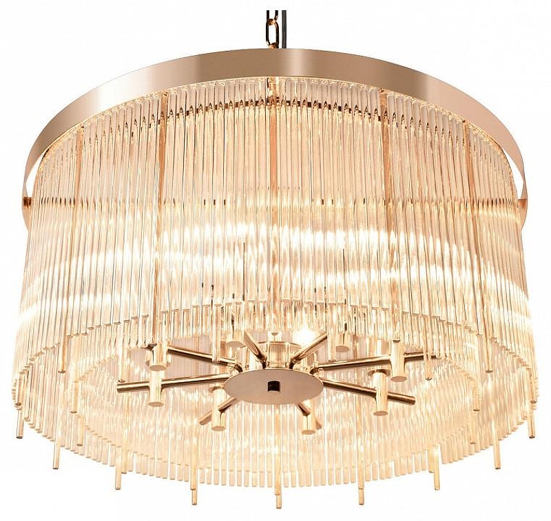 Люстра Loft it Montana 10299/600 French gold цвет плафона/подвески Прозрачный, цвет арматуры Золото