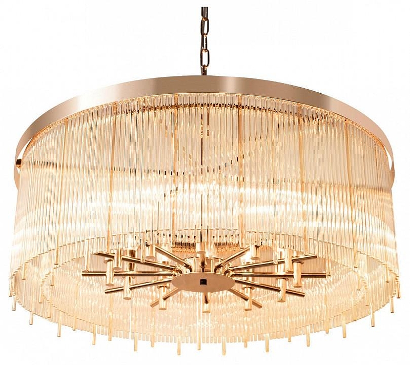 Люстра Loft it Montana 10299/800 French gold цвет плафона/подвески Прозрачный, цвет арматуры Золото