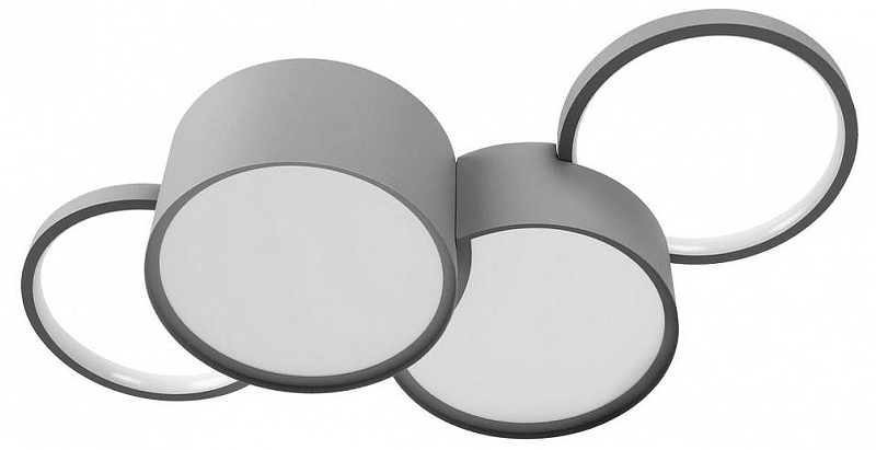 Люстра Loft it P1n 10317/4 Grey цвет плафона/подвески Белый, Серый, цвет арматуры Серый