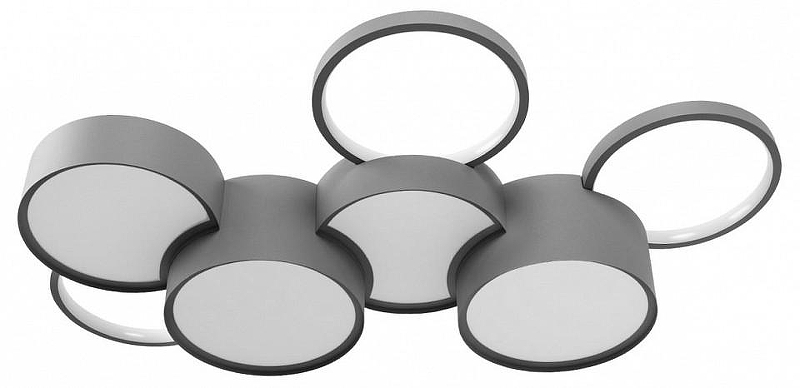 Люстра Loft it P1n 10317/7 Grey цвет плафона/подвески Белый, Серый, цвет арматуры Серый