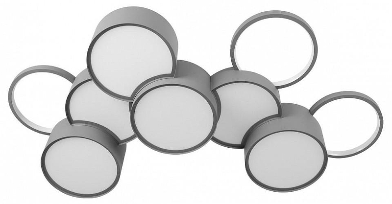 Люстра Loft it P1n 10317/9 Grey цвет плафона/подвески Белый, Серый, цвет арматуры Серый
