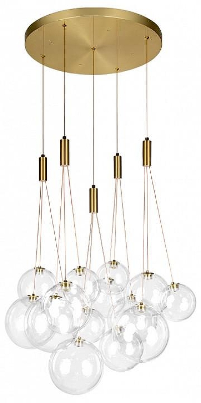 Люстра Loft it Pop 1t 10270/D15 цвет плафона/подвески Прозрачный, цвет арматуры Золото
