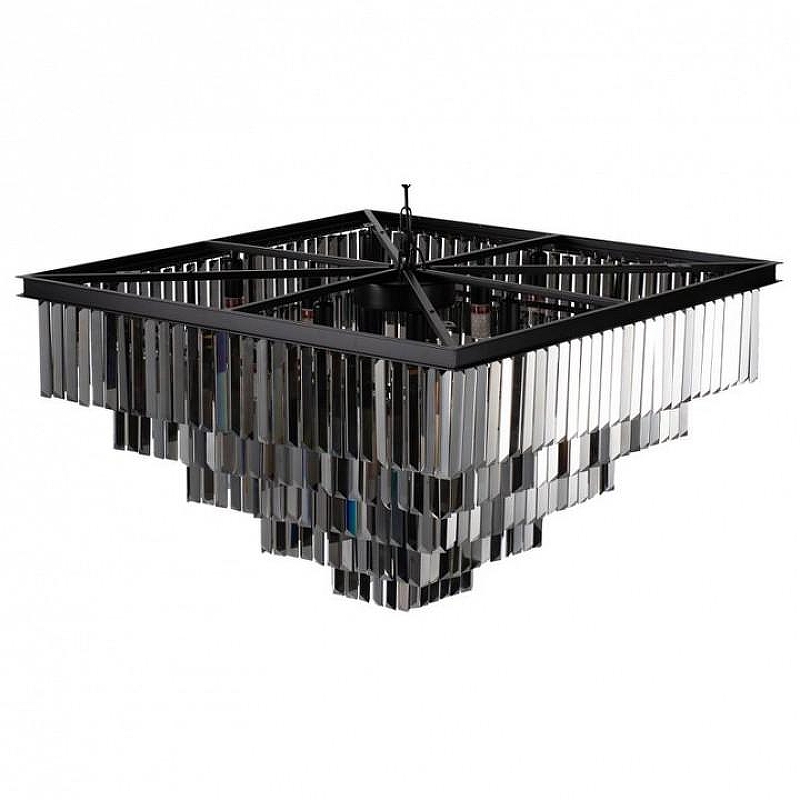 Люстра Loft it Pr1sm 10018/800S цвет плафона/подвески Светло-серый, цвет арматуры Черный