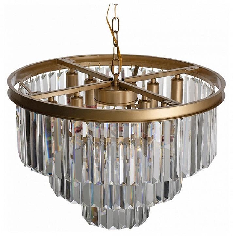 Люстра Loft it Pr1sm Clear 10019/500C цвет плафона/подвески Прозрачный, цвет арматуры Золото