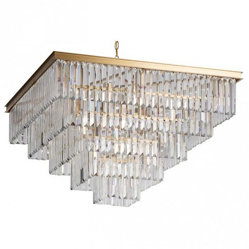 Люстра Loft it Pr1sm Clear 10019/800S цвет плафона/подвески Прозрачный, цвет арматуры Золото