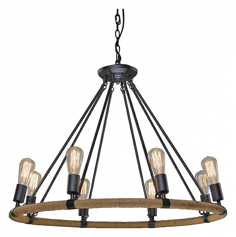 Люстра Loft it Rope F1lament LOFT1861/8 цвет арматуры Бежевый, Черный