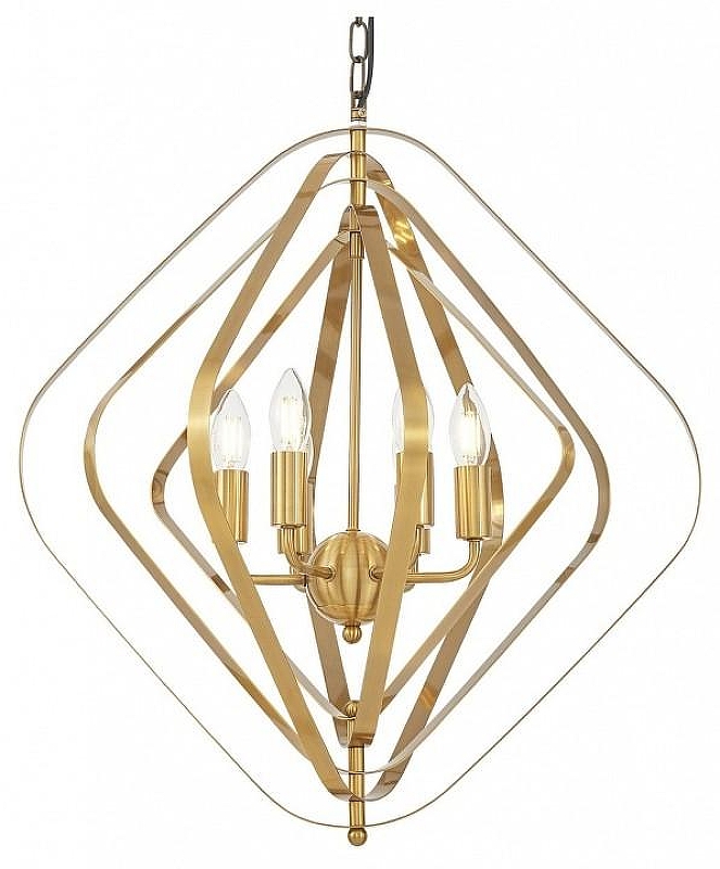 Люстра LUMINA DECO Crulia LDP 8005-6 MD цвет плафона/подвески Бронза, цвет арматуры Бронза